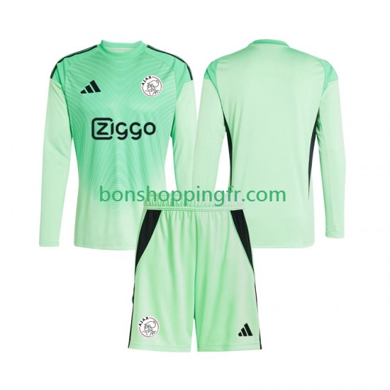 Maillot Domicile Ajax Amsterdam Gardien 2025-2026 Manches Longues Jeune Enfant(+shorts) Maillot Domicile Ajax Amsterdam Gardien 2025-2026 Manches Longues Jeune Enfant(+shorts)