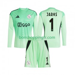 Maillot Domicile Ajax Amsterdam Gardien Vitezslav Jaros 1 2025-2026 Manches Longues Jeune Enfant(+shorts)