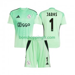 Maillot Domicile Ajax Amsterdam Gardien Vitezslav Jaros 1 2025-2026 Manches Courtes Jeune Enfant(+shorts)