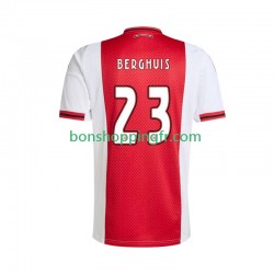 Maillot Domicile Ajax Amsterdam Steven Berghuis 23 2025-2026 Manches Courtes Homme