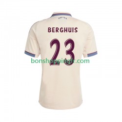 Maillot 3ème Ajax Amsterdam Steven Berghuis 23 2025-2026 Manches Courtes Homme