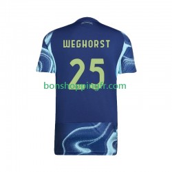 Maillot Extérieur Ajax Amsterdam Wout Weghorst 25 2025-2026 Manches Courtes Homme