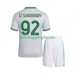 Maillot 3ème AS Rome Stephan El Shaarawy 92 2025-2026 Manches Courtes Jeune Enfant(+shorts)