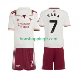 Maillot 3ème Arsenal Bukayo Saka 7 2025-2026 Manches Courtes Jeune Enfant(+shorts)