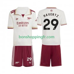 Maillot 3ème Arsenal Kai Havertz 29 2025-2026 Manches Courtes Jeune Enfant(+shorts)