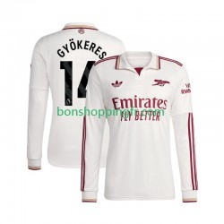 Maillot 3ème Arsenal Viktor Gyokeres 14 2025-2026 Manches Longues Homme