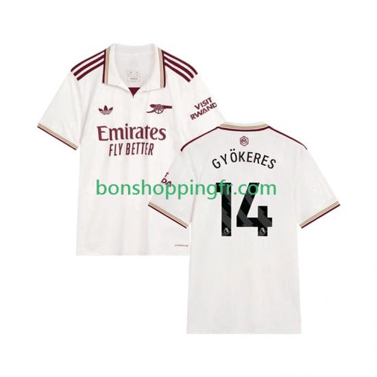 Maillot 3ème Arsenal Viktor Gyokeres 14 2025-2026 Manches Courtes Homme