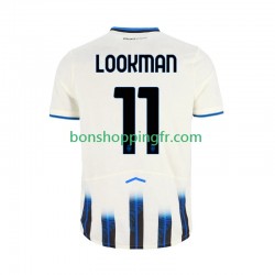 Maillot Extérieur Atalanta Ademola Lookman 11 2025-2026 Manches Courtes Homme