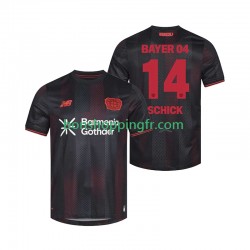 Maillot Domicile Bayer 04 Leverkusen Patrik Schick 14 2025-2026 Manches Courtes Homme