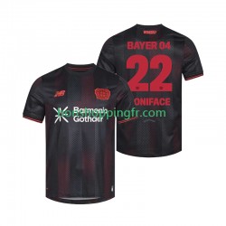 Maillot Domicile Bayer 04 Leverkusen Victor Boniface 22 2025-2026 Manches Courtes Homme