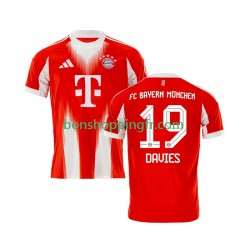 Maillot Domicile Bayern Munich Alphonso Davies 19 2025-2026 Manches Courtes Homme