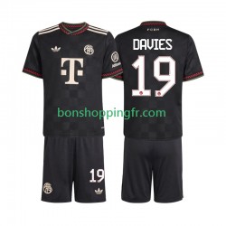 Maillot 3ème Bayern Munich Alphonso Davies 19 2025-2026 Manches Courtes Jeune Enfant(+shorts)