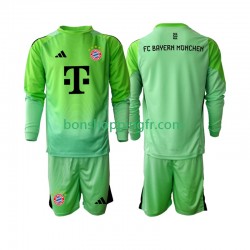 Maillot Domicile Bayern Munich Gardien 2025-2026 Manches Longues Jeune Enfant(+shorts)