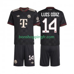 Maillot 3ème Bayern Munich Luis Diaz 14 2025-2026 Manches Courtes Jeune Enfant(+shorts)