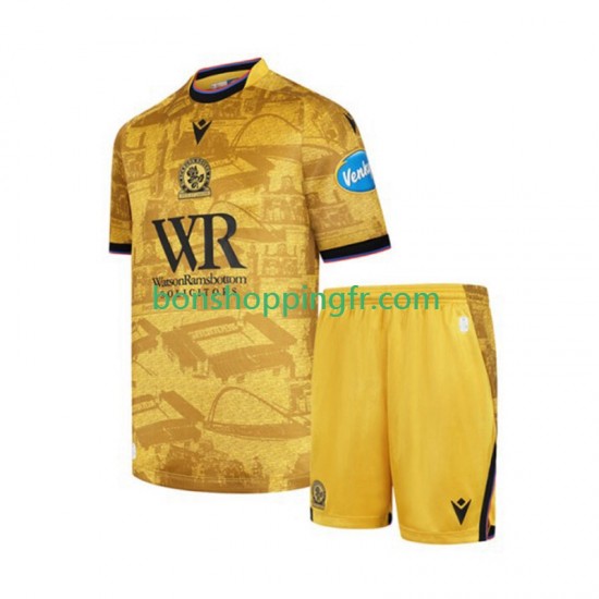 Maillot Extérieur Blackburn Rovers 2025-2026 Manches Courtes Jeune Enfant(+shorts) Maillot Extérieur Blackburn Rovers 2025-2026 Manches Courtes Jeune Enfant(+shorts)