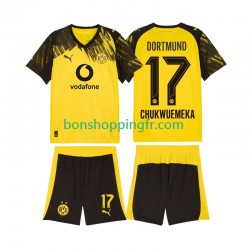 Maillot Domicile Borussia Dortmund Carney Chukwuemeka 17 2025-2026 Manches Courtes Jeune Enfant(+shorts)