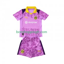 Maillot Domicile Borussia Dortmund Gardien FIFA CWC 2025 Manches Courtes Jeune Enfant(+shorts)