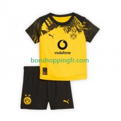 Maillot Domicile Borussia Dortmund 2025-2026 Manches Courtes Jeune Enfant(+shorts)
