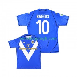 Maillot Rétro Domicile Brescia Calcio Baggio 10 2003 2004 Manches Courtes Homme
