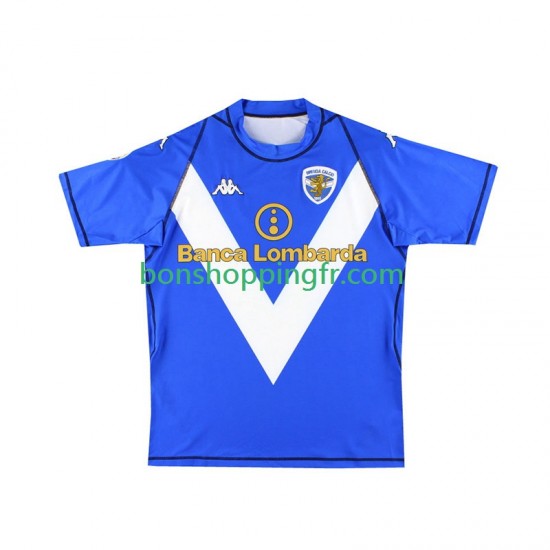 Maillot Rétro Domicile Brescia Calcio 2003 2004 Manches Courtes Homme