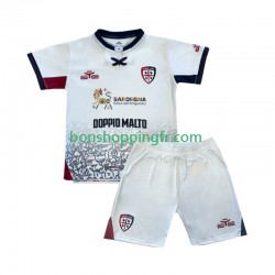 Maillot Extérieur Cagliari 2025-2026 Manches Courtes Jeune Enfant(+shorts)
