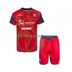 Maillot Domicile Cagliari Special 2025-2026 Manches Courtes Jeune Enfant(+shorts)