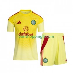 Maillot Domicile Celtic Gardien FC 2025-2026 Manches Courtes Jeune Enfant(+shorts)