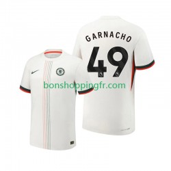 Maillot Extérieur Chelsea Alejandro Garnacho 49 2025-2026 Manches Courtes Homme