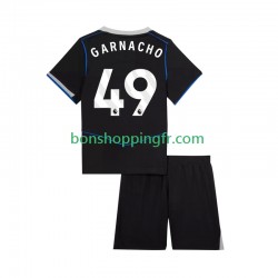 Maillot 3ème Chelsea Alejandro Garnacho 49 2025-2026 Manches Courtes Jeune Enfant(+shorts)