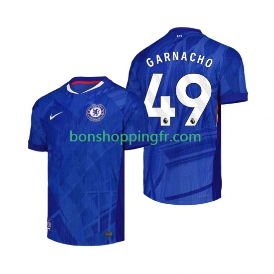 Maillot Domicile Chelsea Alejandro Garnacho 49 2025-2026 Manches Courtes Homme