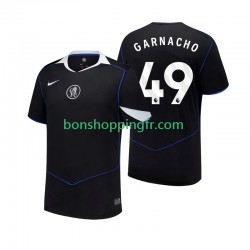 Maillot 3ème Chelsea Alejandro Garnacho 49 2025-2026 Manches Courtes Homme