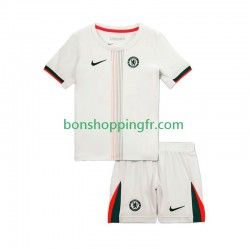 Maillot Extérieur Chelsea 2025-2026 Manches Courtes Jeune Enfant(+shorts)
