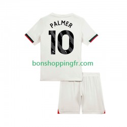 Maillot Extérieur Chelsea Cole Palmer 10 2025-2026 Manches Courtes Jeune Enfant(+shorts)