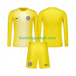 Maillot 3ème Chelsea Gardien 2025-2026 Manches Longues Jeune Enfant(+shorts)