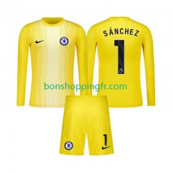 Maillot 3ème Chelsea Gardien Robert Sanchez 1 2025-2026 Manches Longues Jeune Enfant(+shorts)
