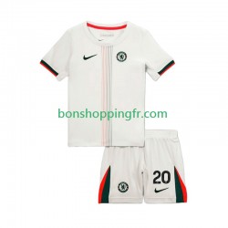 Maillot Extérieur Chelsea Joao Pedro 20 2025-2026 Manches Courtes Jeune Enfant(+shorts)