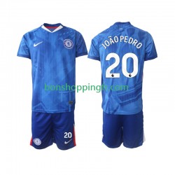 Maillot Domicile Chelsea joao pedro 20 2025-2026 Manches Courtes Jeune Enfant(+shorts)