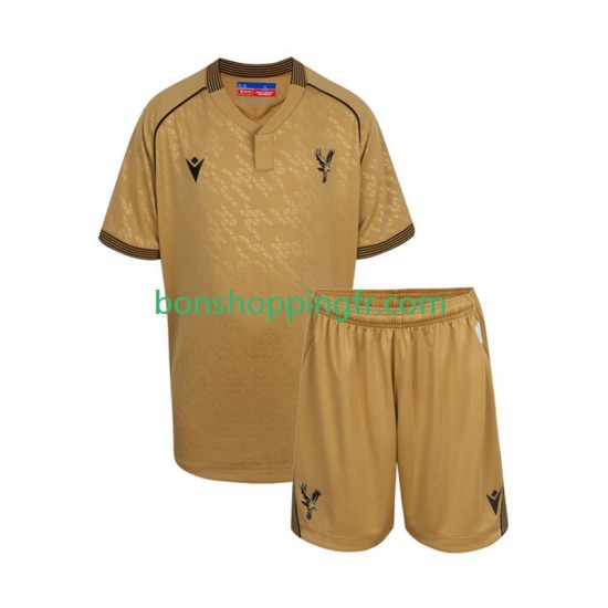 Maillot Extérieur Crystal Palace 2025-2026 Manches Courtes Jeune Enfant(+shorts)