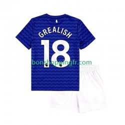 Maillot Domicile Everton Jack Grealish 18 2025-2026 Manches Courtes Jeune Enfant(+shorts)