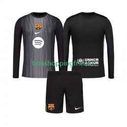 Maillot 3ème FC Barcelone Gardien 2025-2026 Manches Longues Jeune Enfant(+shorts)
