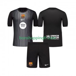 Maillot 3ème FC Barcelone Gardien 2025-2026 Manches Courtes Jeune Enfant(+shorts)