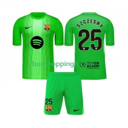 Maillot Domicile FC Barcelone Gardien Szczesny 25 2025-2026 Manches Courtes Jeune Enfant(+shorts)