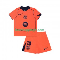 Maillot 3ème FC Barcelone Marcus Rashford 14 UCL 2025-2026 Manches Courtes Jeune Enfant(+shorts)