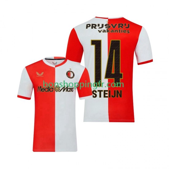 Maillot Domicile Feyenoord Rotterdam Sem Steijn 14 2025-2026 Manches Courtes Homme Maillot Domicile Feyenoord Rotterdam Sem Steijn 14 2025-2026 Manches Courtes Homme