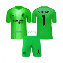 Maillot 3ème Inter Milan Gardien Yann Sommer 1 2025-2026 Manches Courtes Jeune Enfant(+shorts)