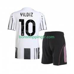 Maillot Domicile Juventus Kenan Yildiz 10 2025-2026 Manches Courtes Jeune Enfant(+shorts)