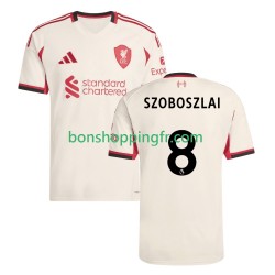 Maillot Extérieur Liverpool Dominik Szoboszlai 8 2025-2026 Manches Courtes Homme