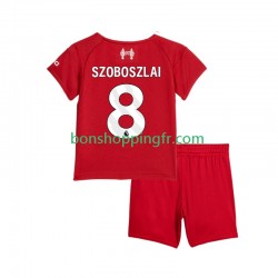 Maillot Domicile Liverpool Dominik Szoboszlai 8 2025-2026 Manches Courtes Jeune Enfant(+shorts)