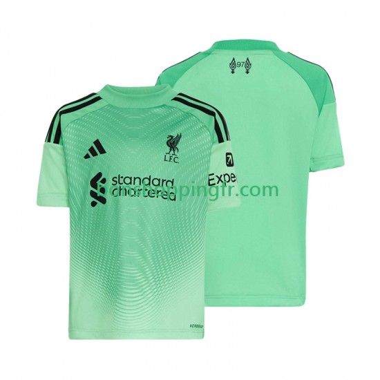 Maillot Domicile Liverpool Gardien 2025-2026 Manches Courtes Homme