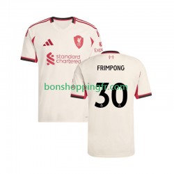 Maillot Extérieur Liverpool Jeremie Frimpong 30 2025-2026 Manches Courtes Homme